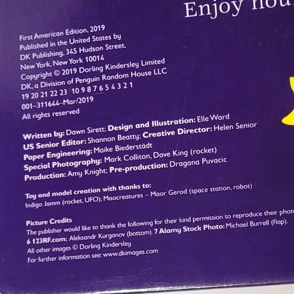 Pop-Up Peekaboo Space Children's Book - Picture 5 of 8